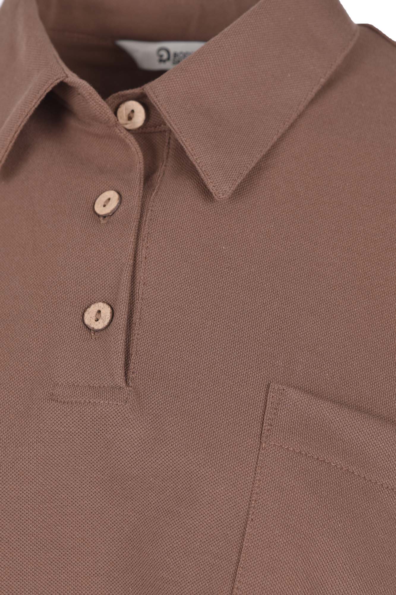 پولوشرت آستین بلند ساده