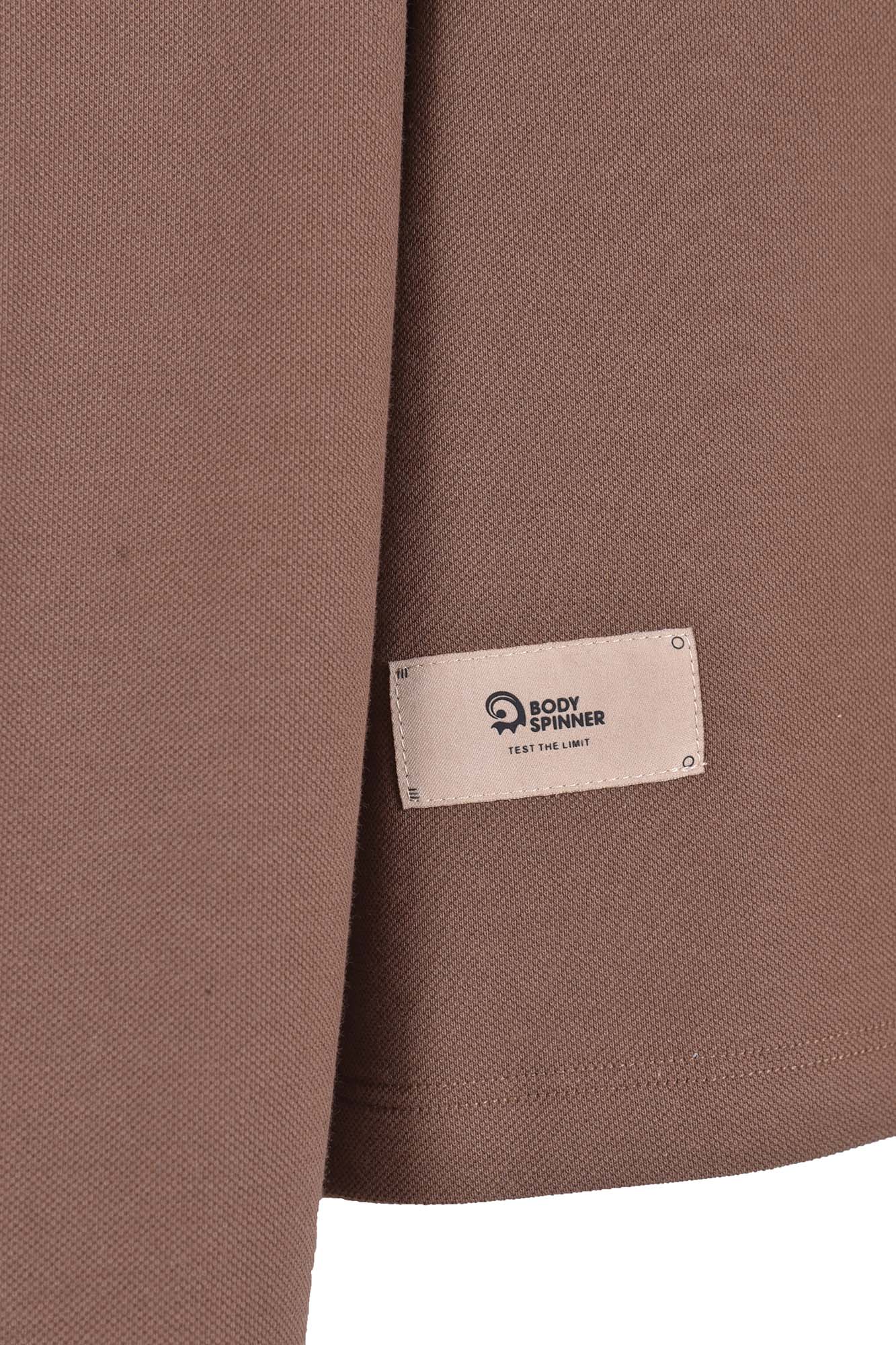 پولوشرت آستین بلند ساده