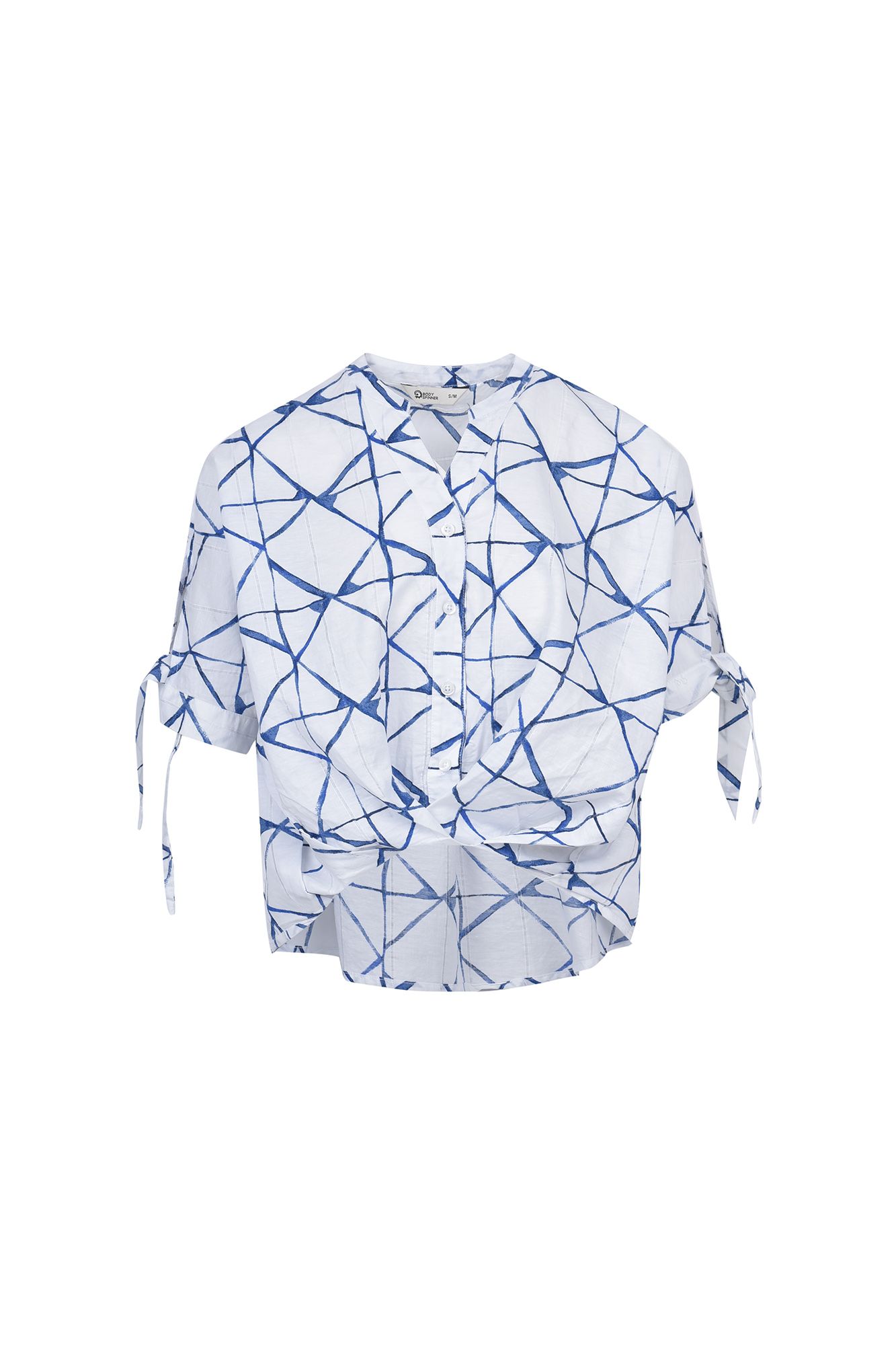 بلوز آستین کوتاه طرحدار