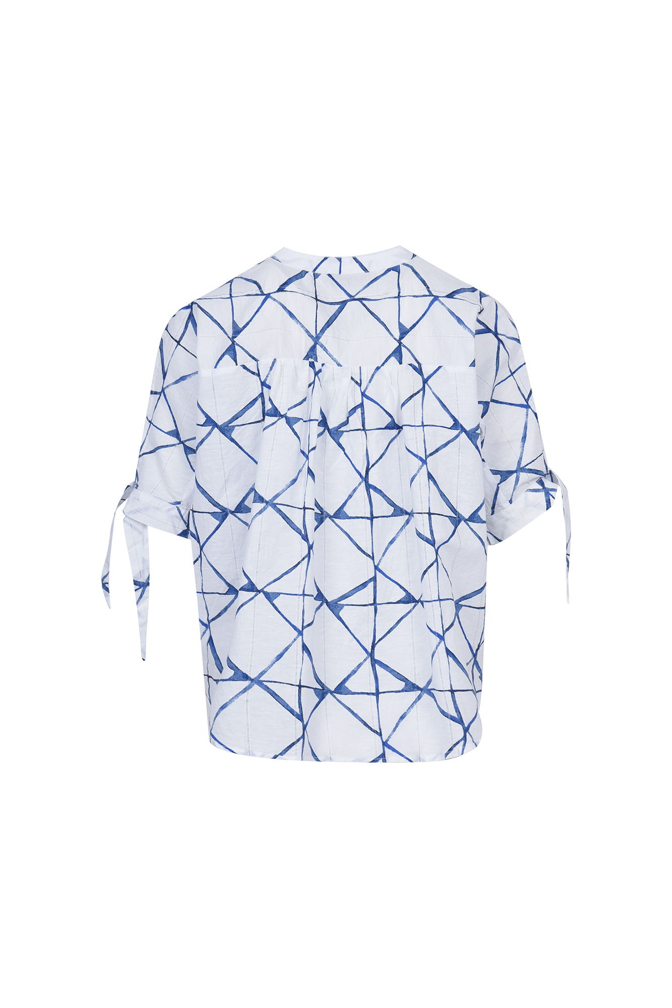 بلوز آستین کوتاه طرحدار