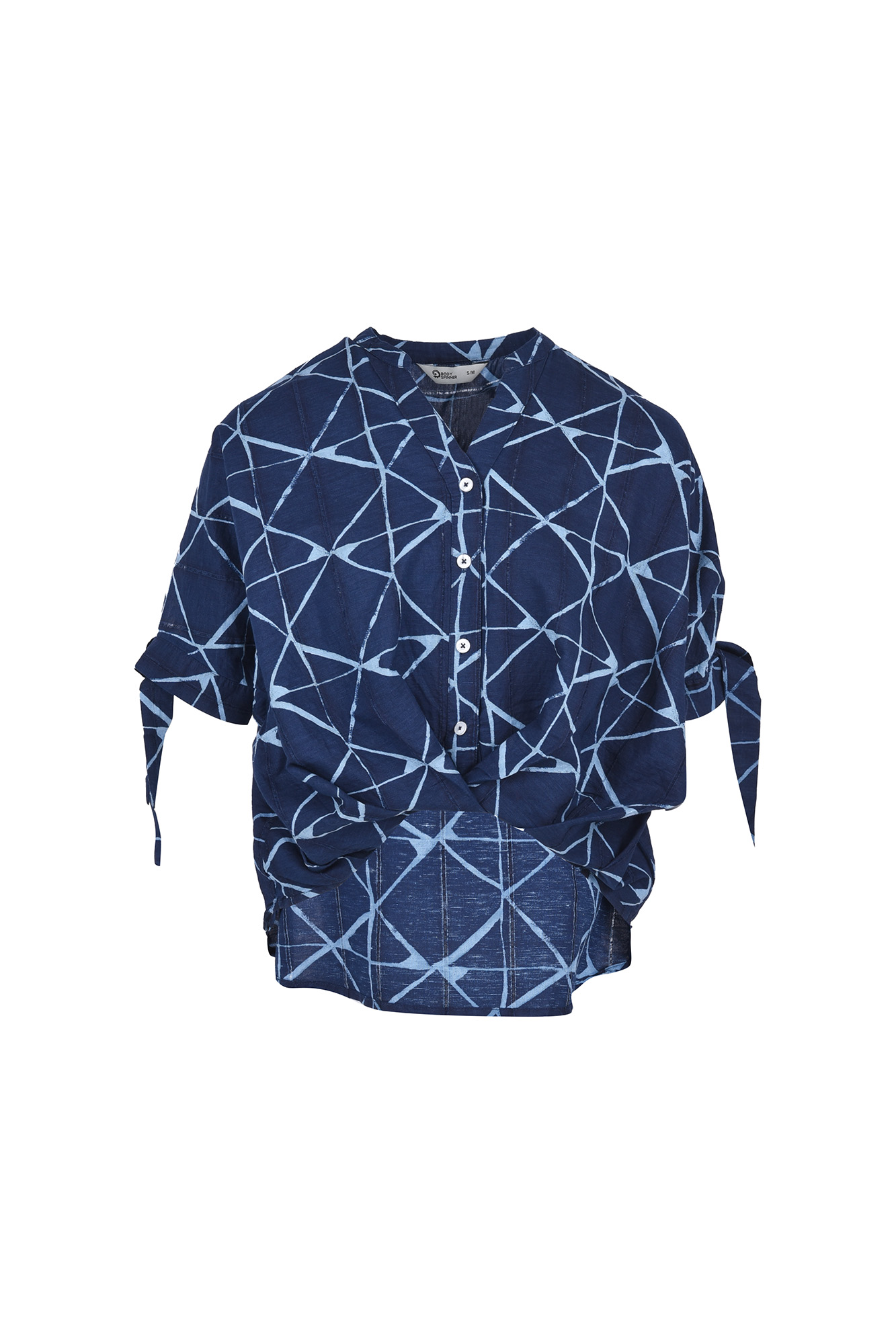 بلوز آستین کوتاه طرحدار