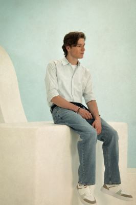 پیراهن آستین بلند راه راه