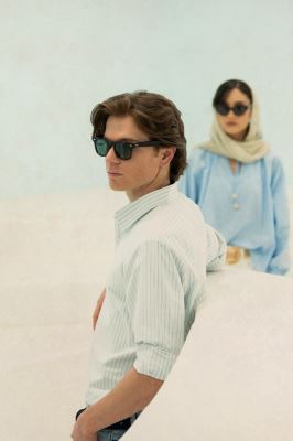 پیراهن آستین بلند راه راه