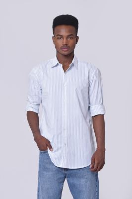 پیراهن آستین بلند راه راه