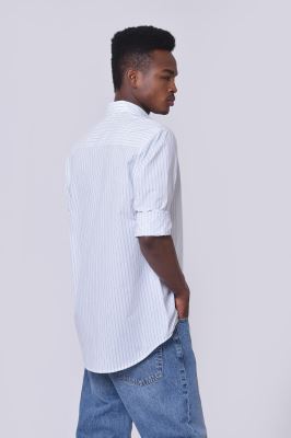 پیراهن آستین بلند راه راه