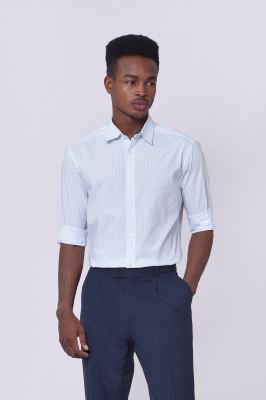 پیراهن آستین بلند راه راه