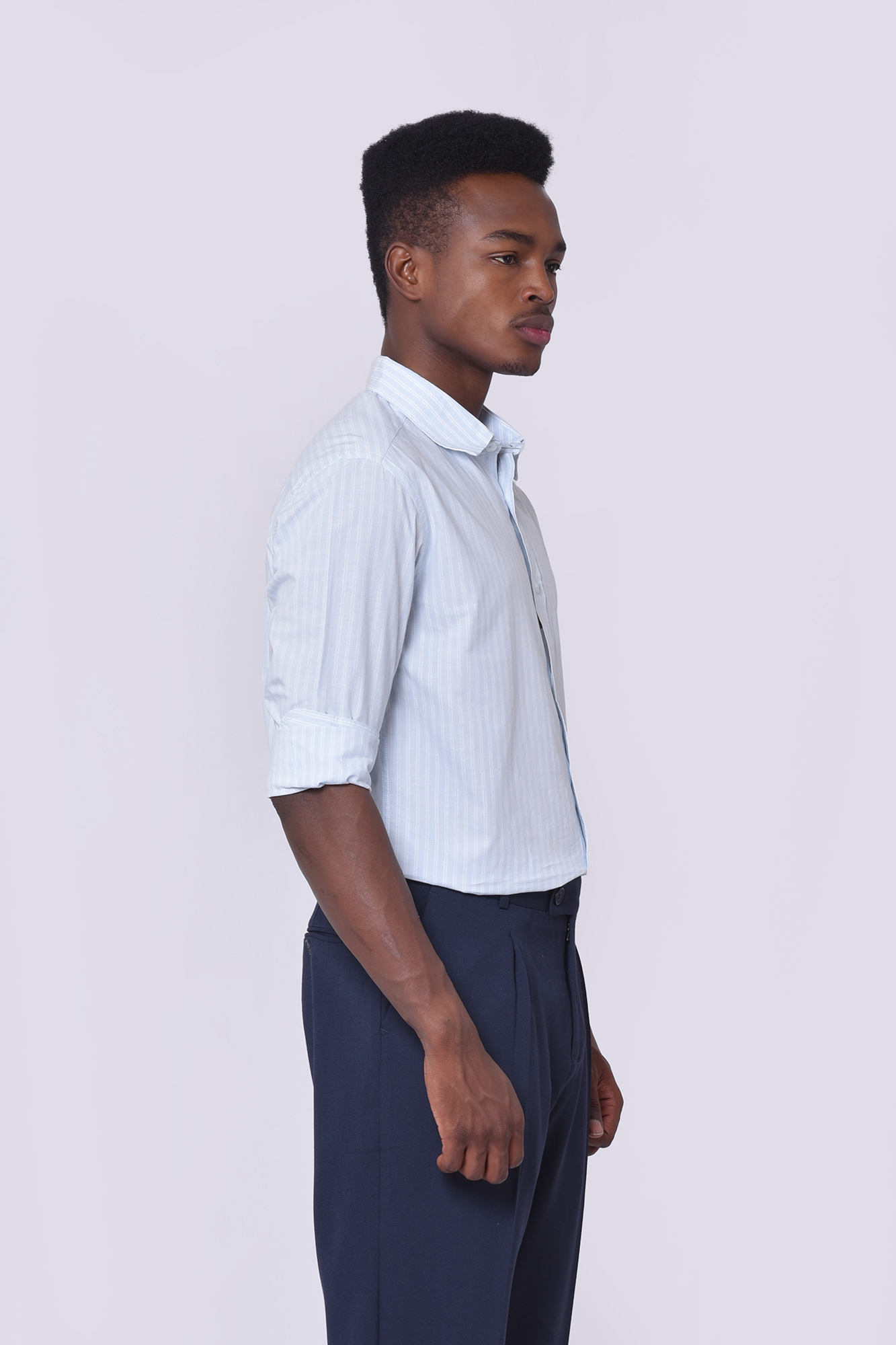 پیراهن آستین بلند راه راه