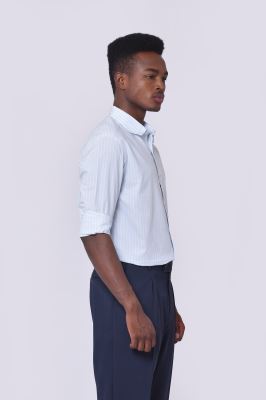 پیراهن آستین بلند راه راه