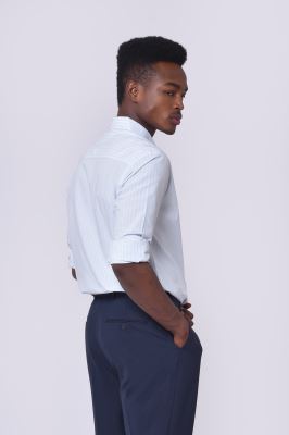 پیراهن آستین بلند راه راه