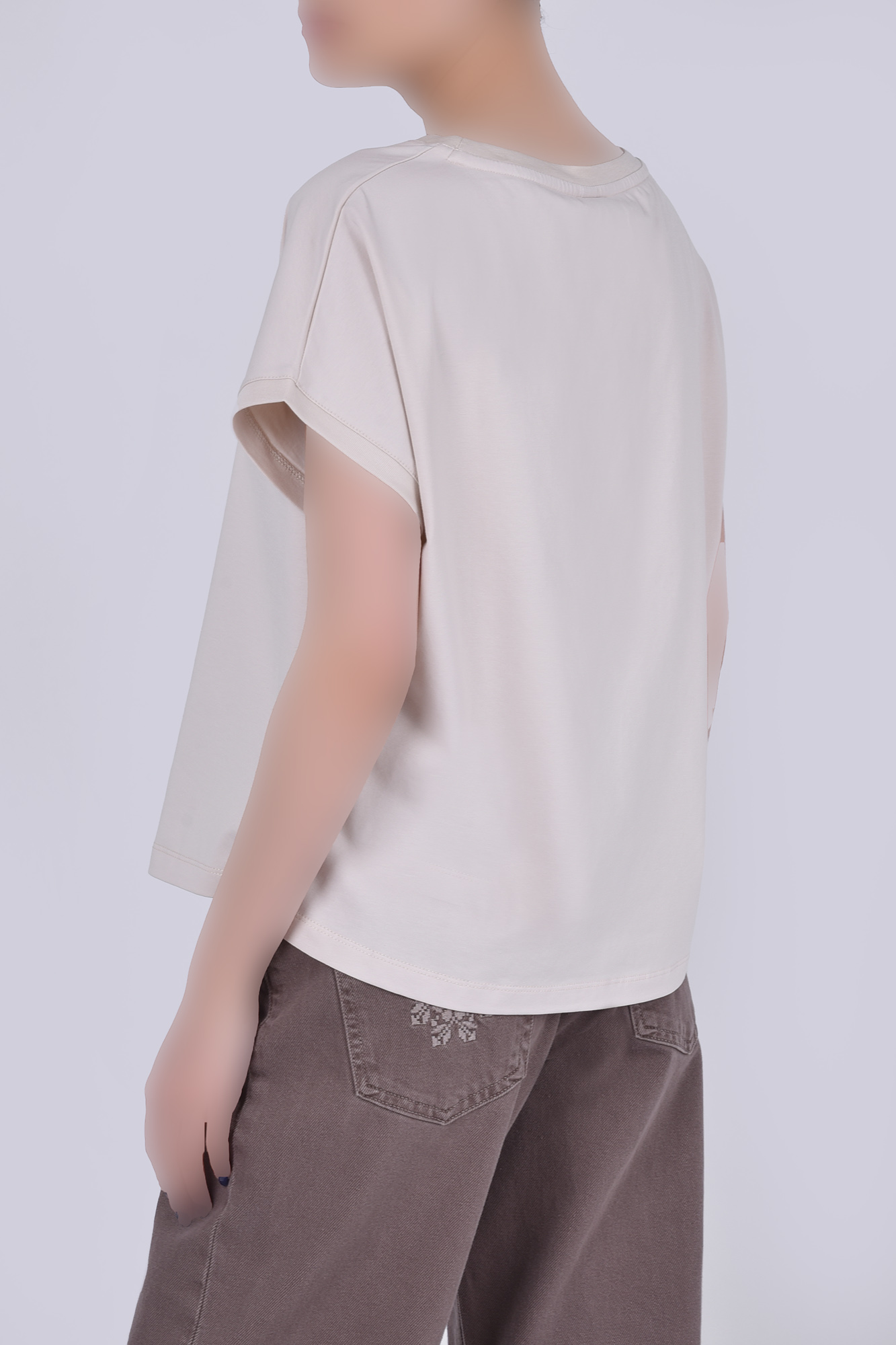 تیشرت آستین کوتاه گلدوزی