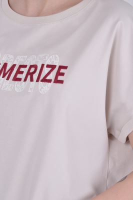 تیشرت آستین کوتاه گلدوزی