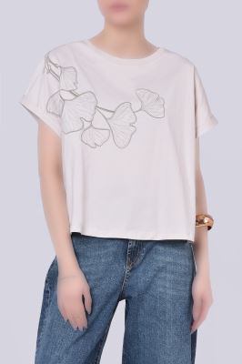 تیشرت آستین کوتاه گلدوزی