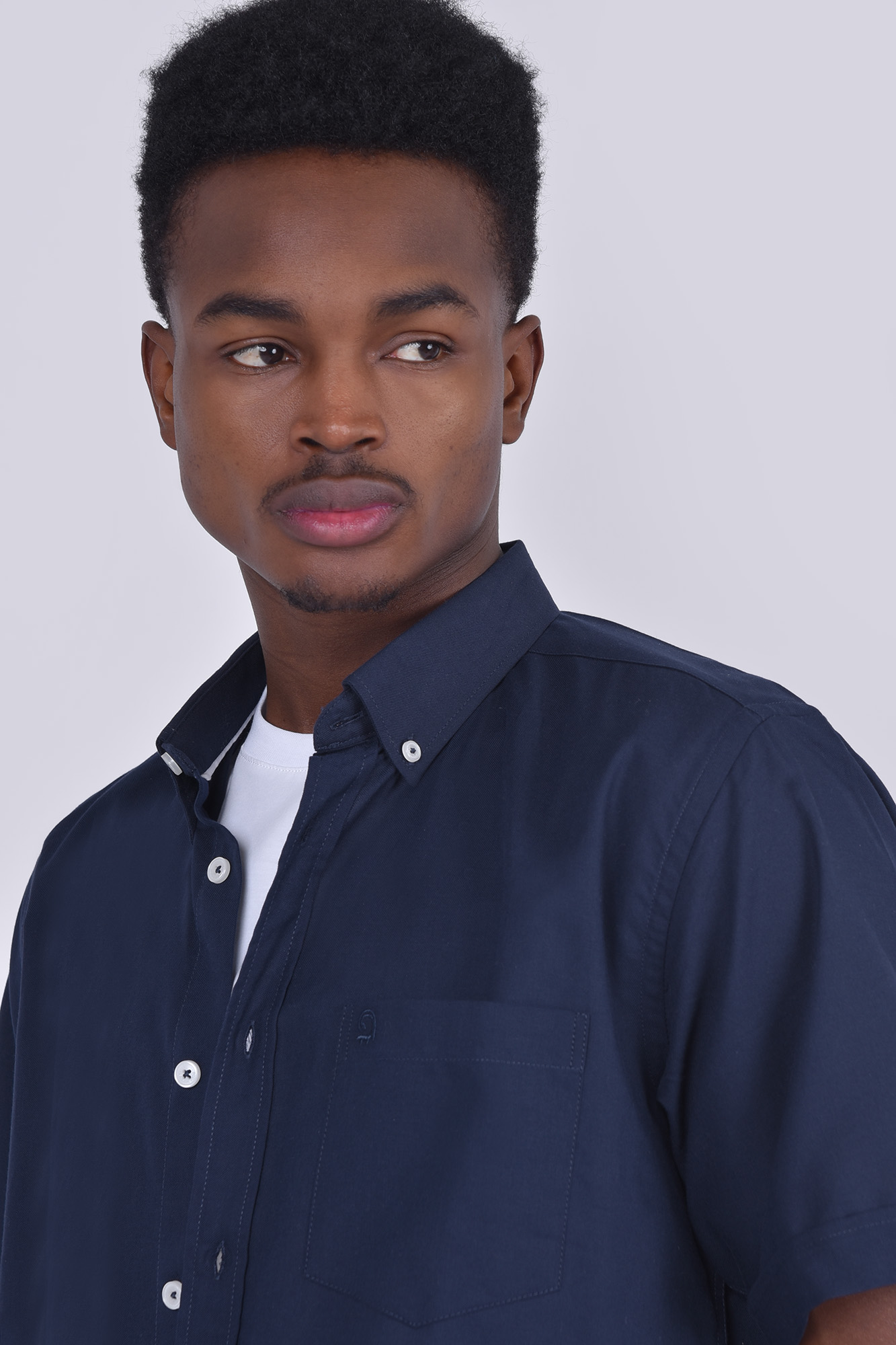 پیراهن آستین کوتاه آکسفورد