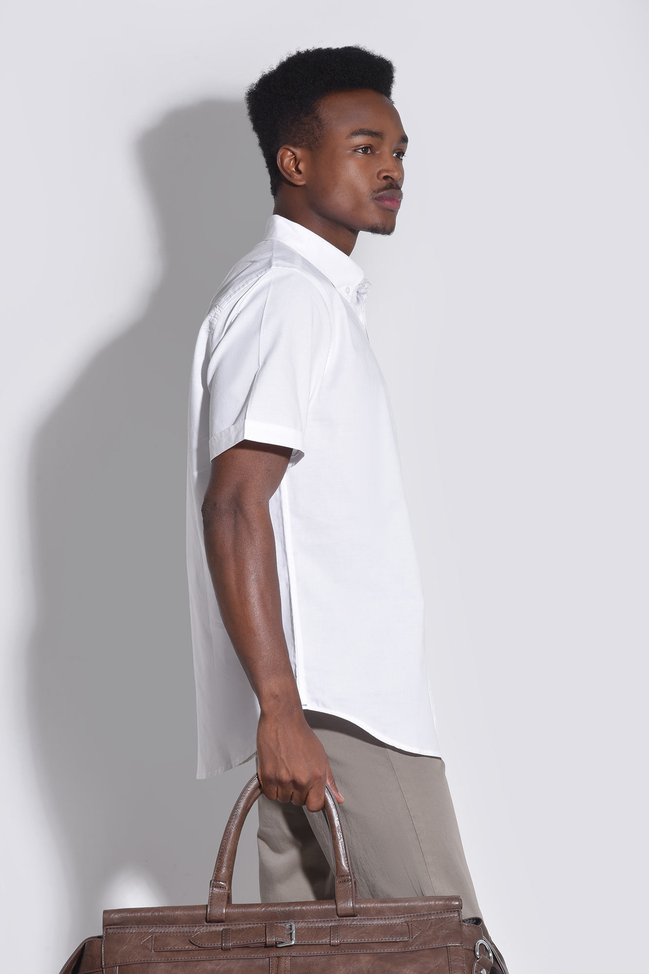 پیراهن آستین کوتاه آکسفورد