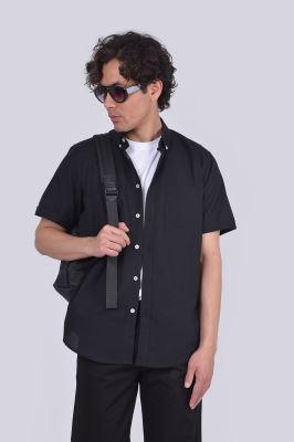 پیراهن آستین کوتاه آکسفورد