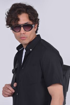 پیراهن آستین کوتاه آکسفورد