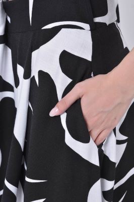 دامن بلند طرحدار