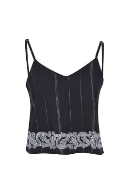 تاپ پیراهنی گلدوزی