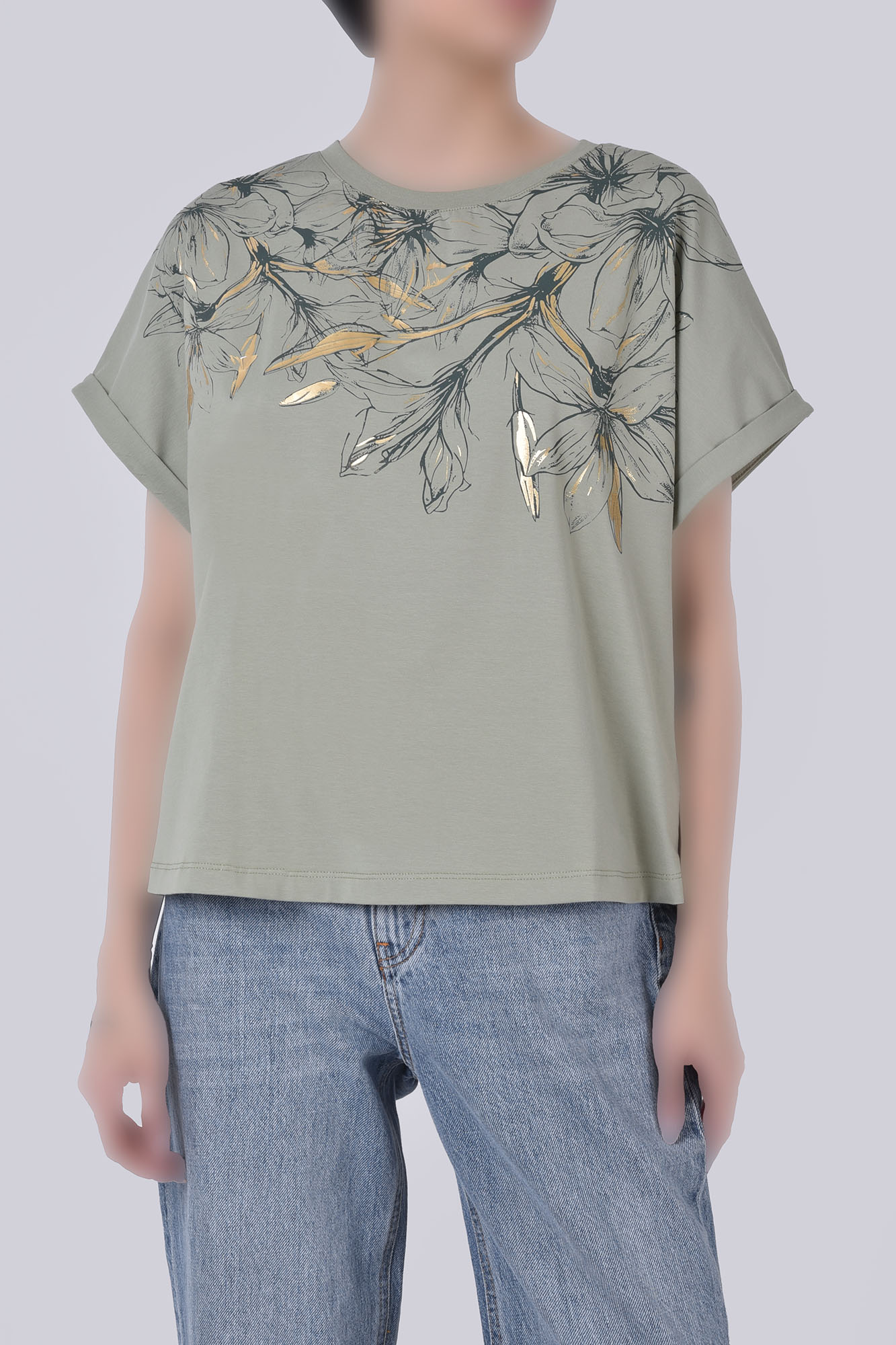 تیشرت آستین کوتاه چاپی