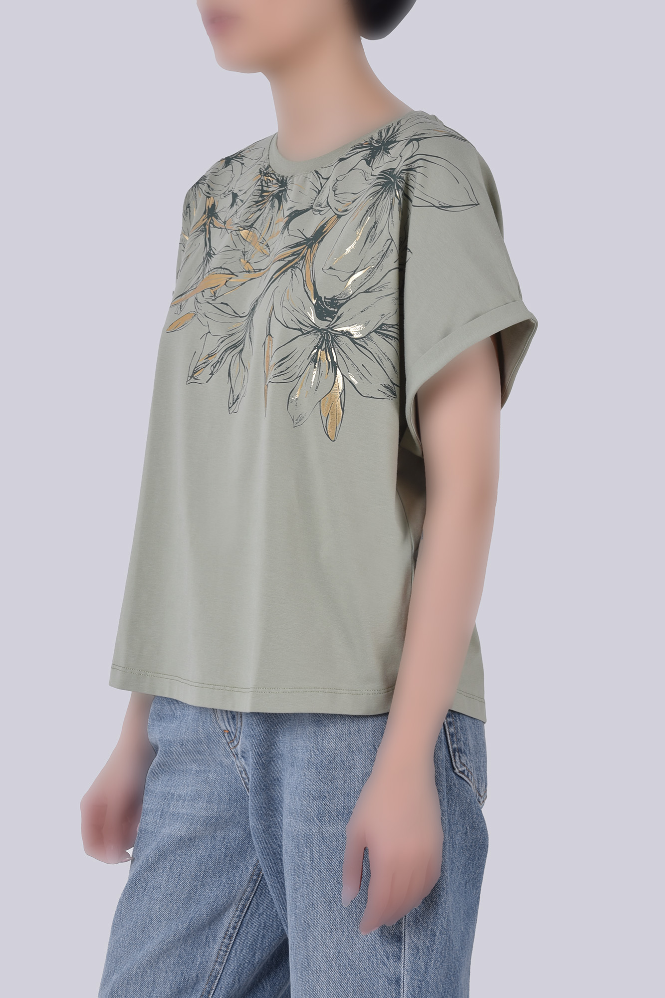 تیشرت آستین کوتاه چاپی