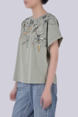 تیشرت آستین کوتاه چاپی