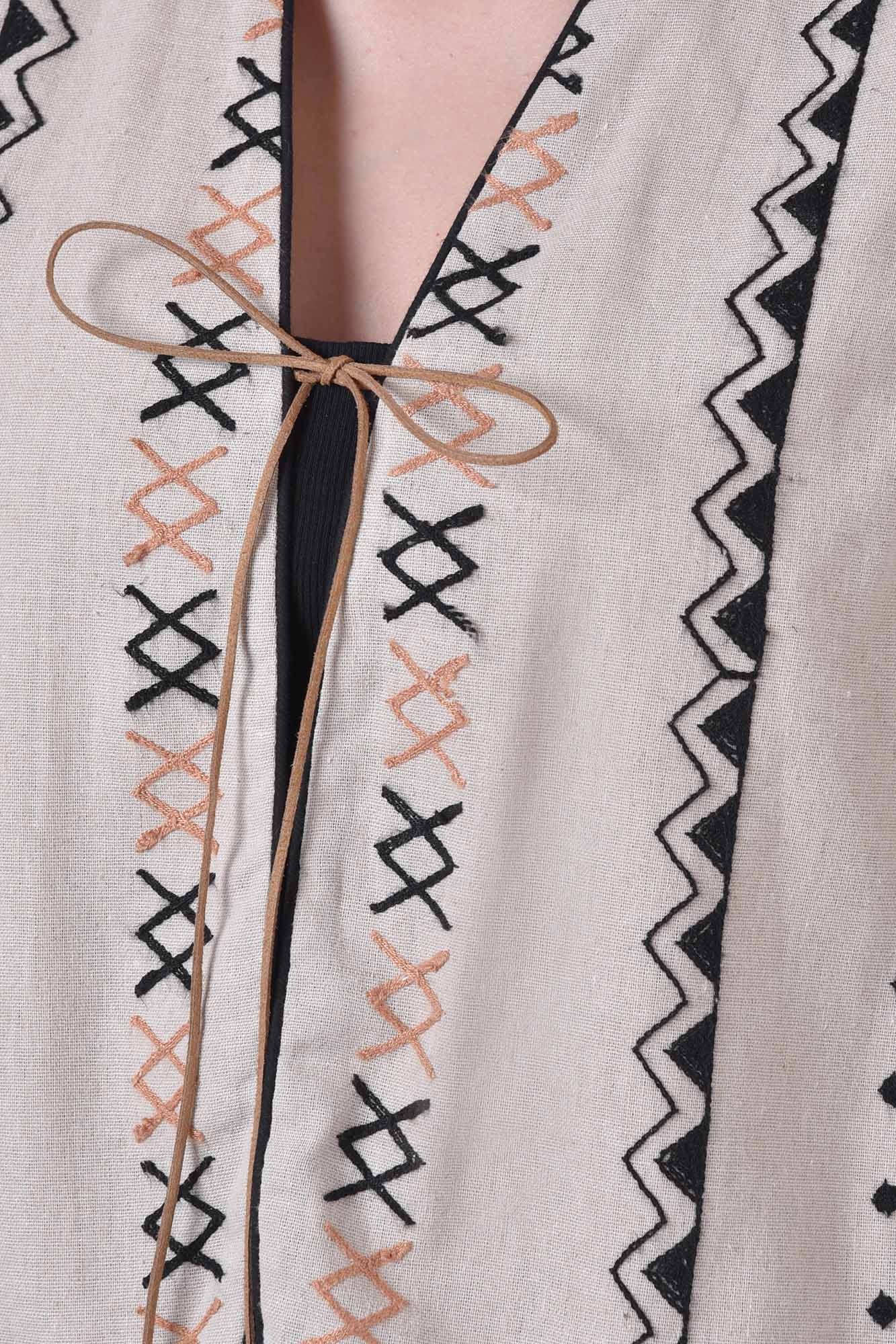 وست کوتاه لینن