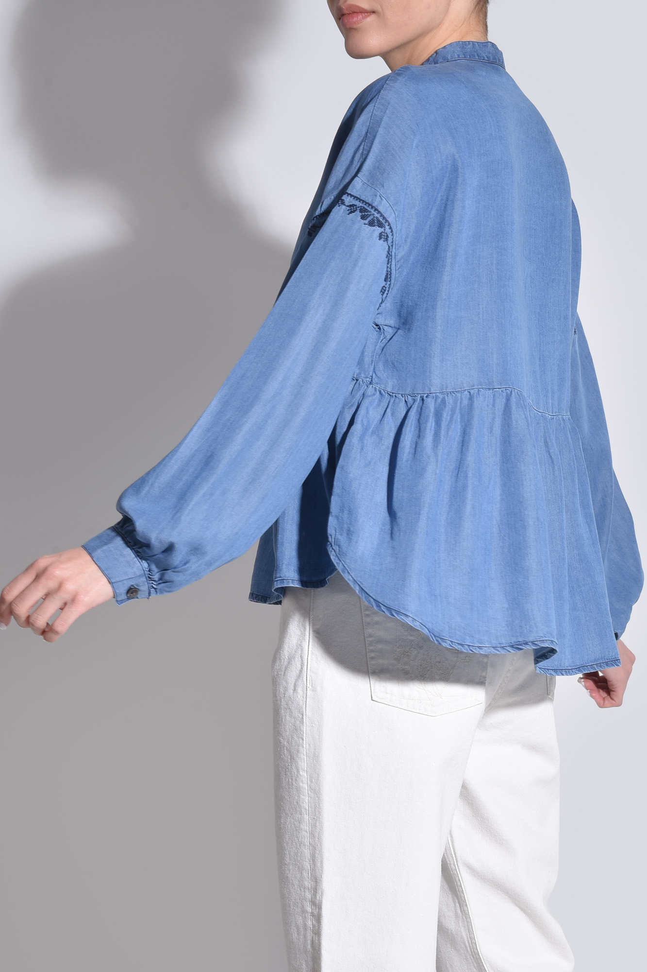 بلوز آستین بلند جین