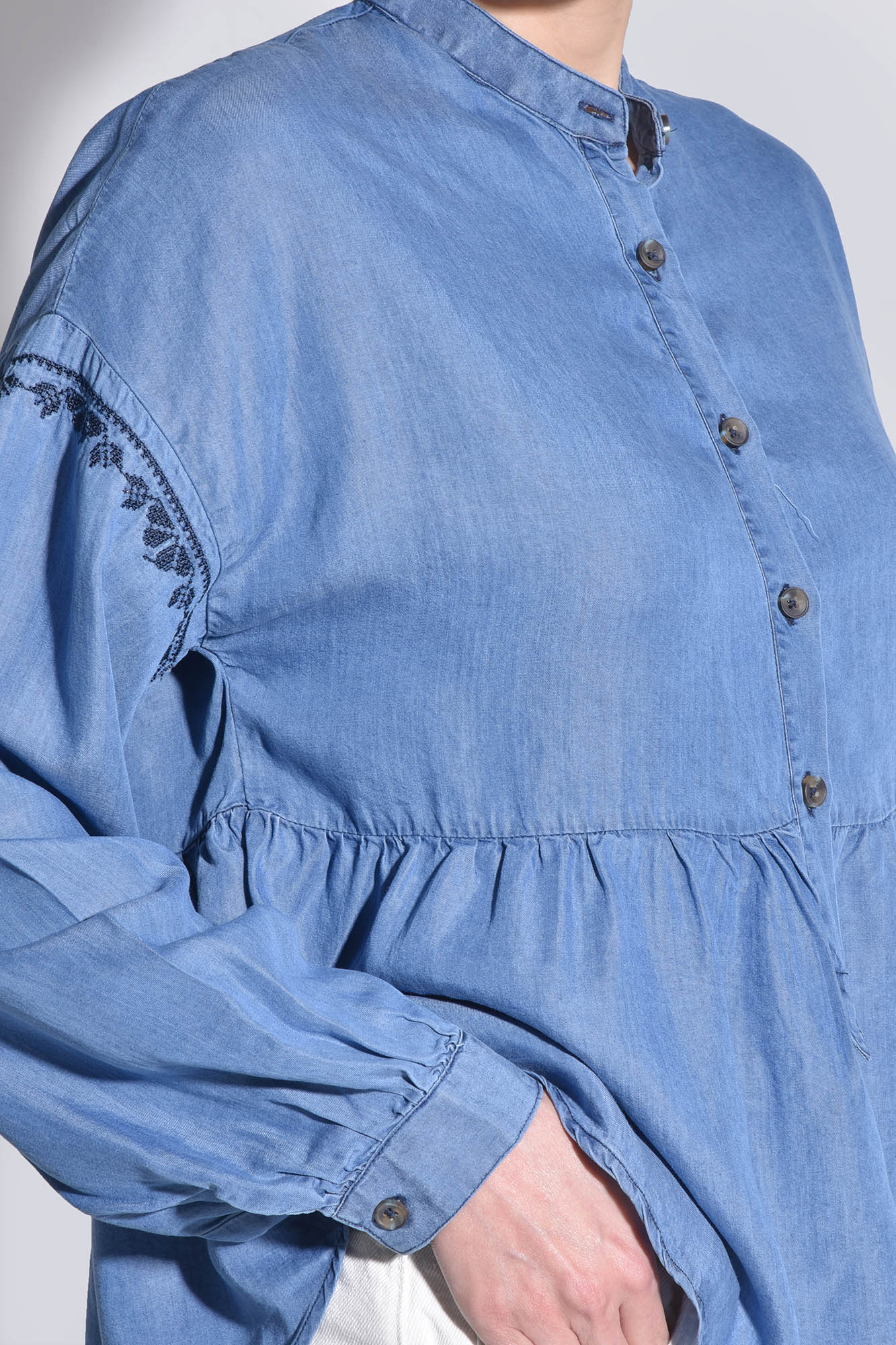 بلوز آستین بلند جین