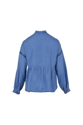 بلوز آستین بلند جین