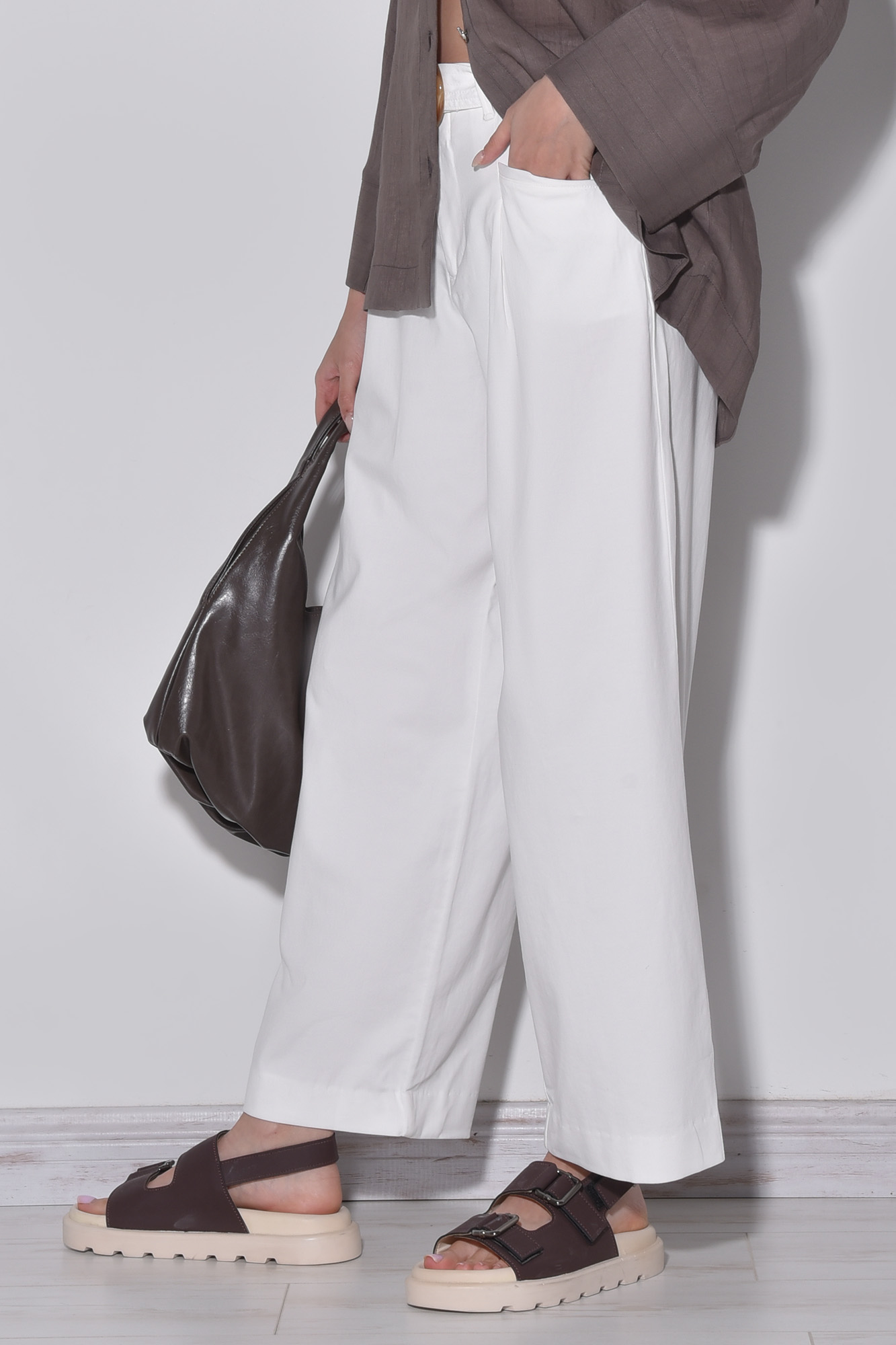 شلوار کتان ساده