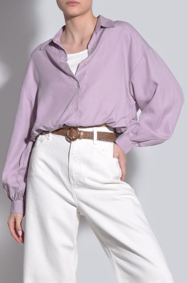 بلوز آستین بلند ساده