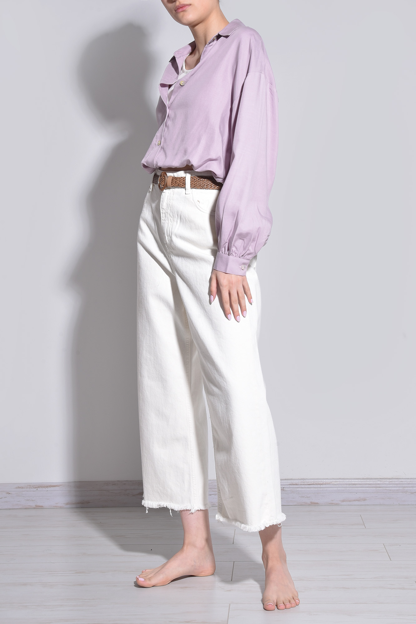 بلوز آستین بلند ساده