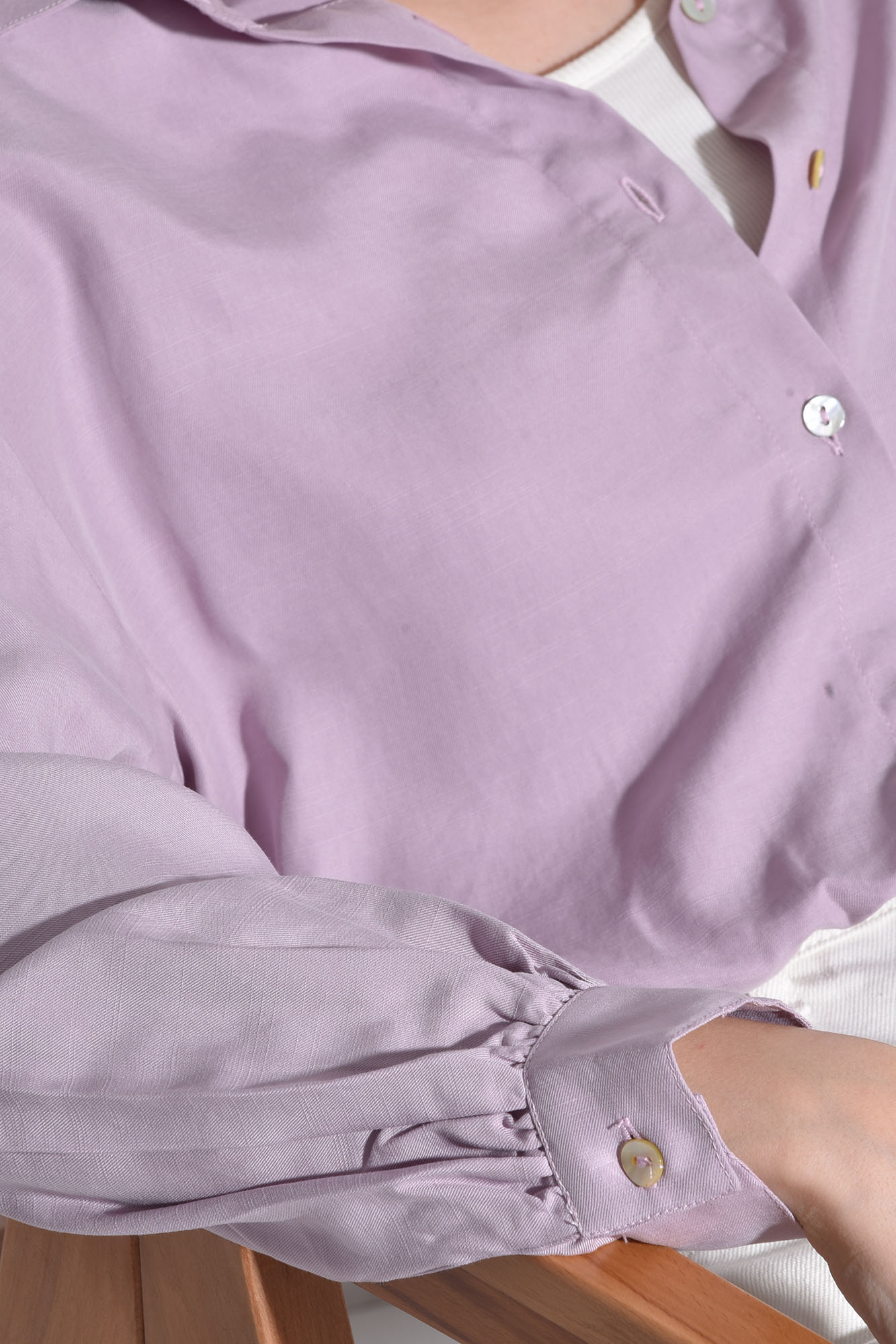 بلوز آستین بلند ساده