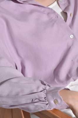 بلوز آستین بلند ساده