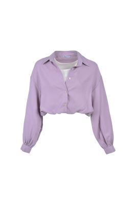 بلوز آستین بلند ساده