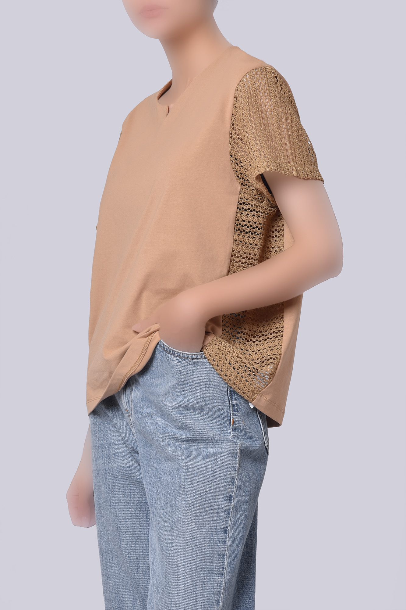 تیشرت آستین کوتاه ساده