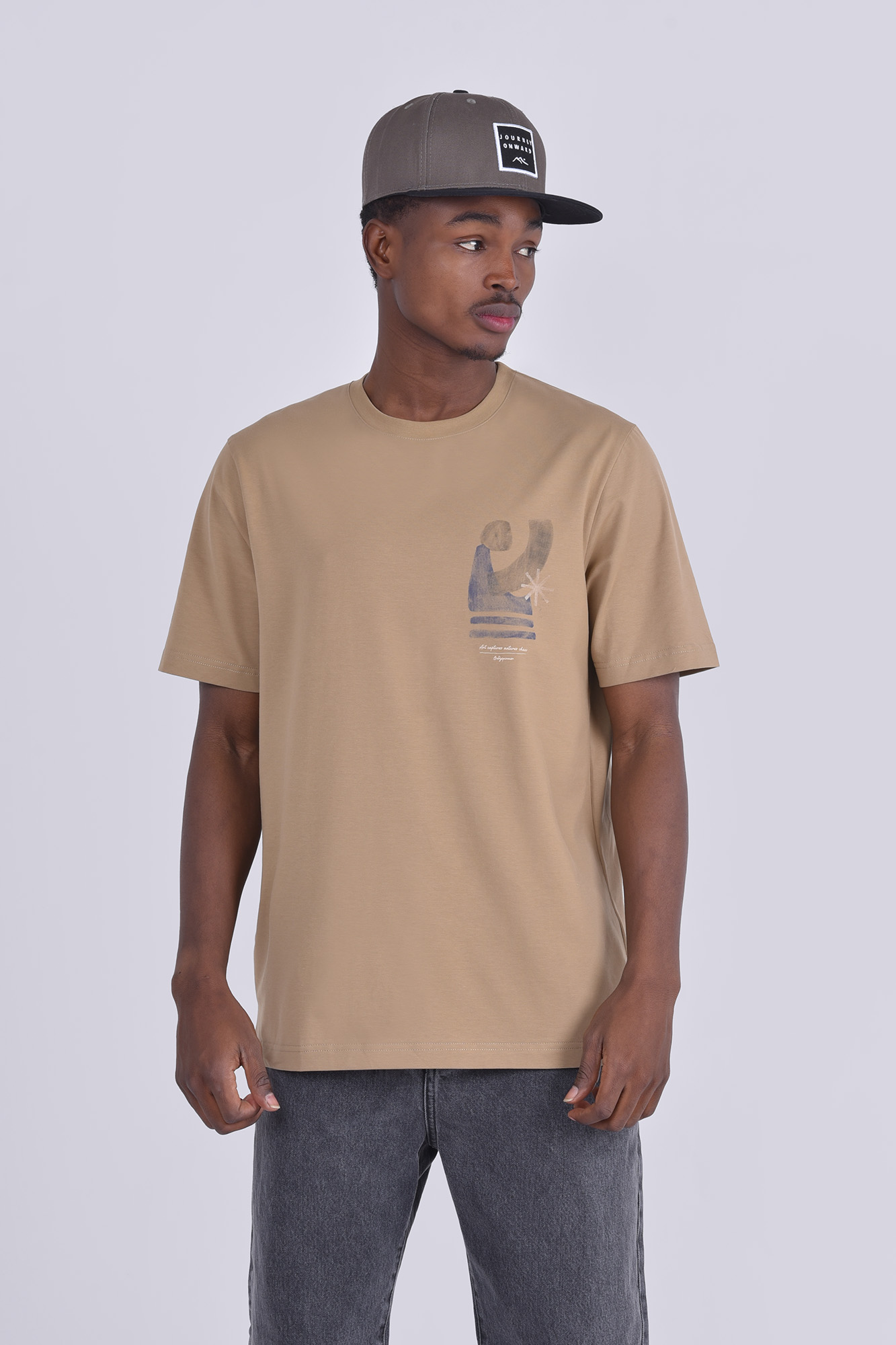 تیشرت آستین کوتاه چاپی