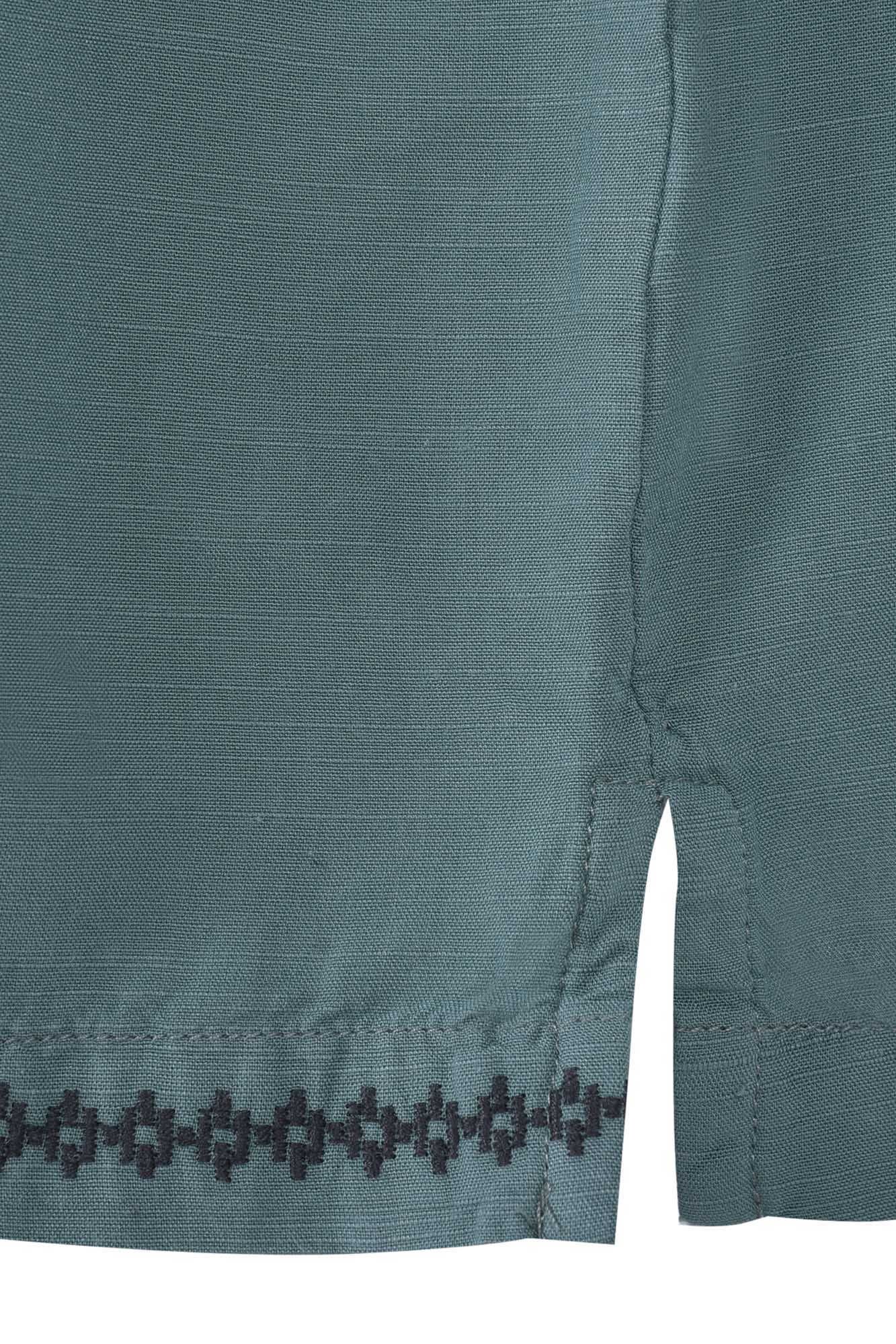 پیراهن آستین کوتاه گلدوزی