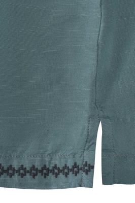 پیراهن آستین کوتاه گلدوزی