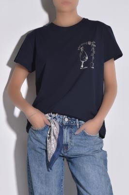 تیشرت آستین کوتاه چاپی