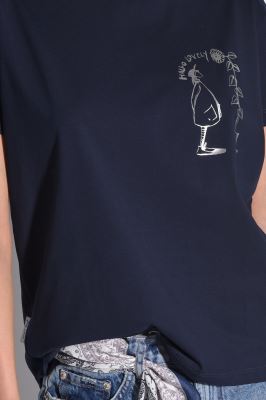 تیشرت آستین کوتاه چاپی