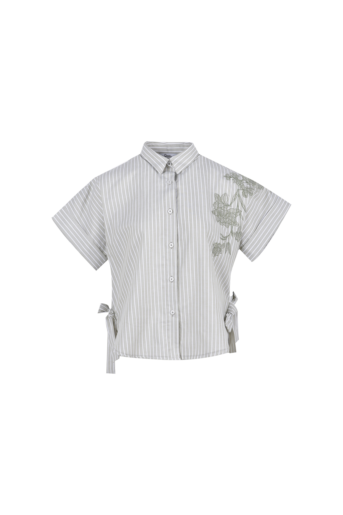 شومیز آستین کوتاه گلدوزی