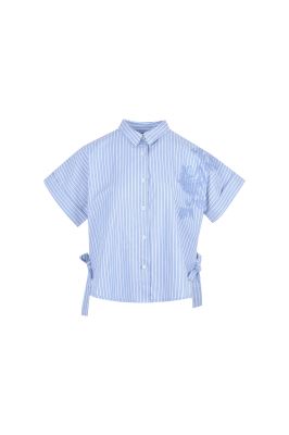 شومیز آستین کوتاه گلدوزی