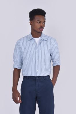 پیراهن آستین بلند راه راه