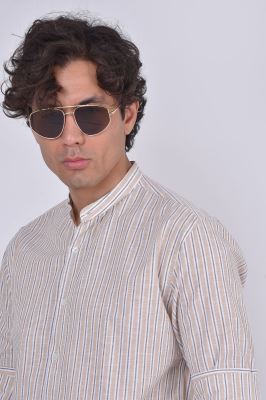 پیراهن آستین بلند لینن