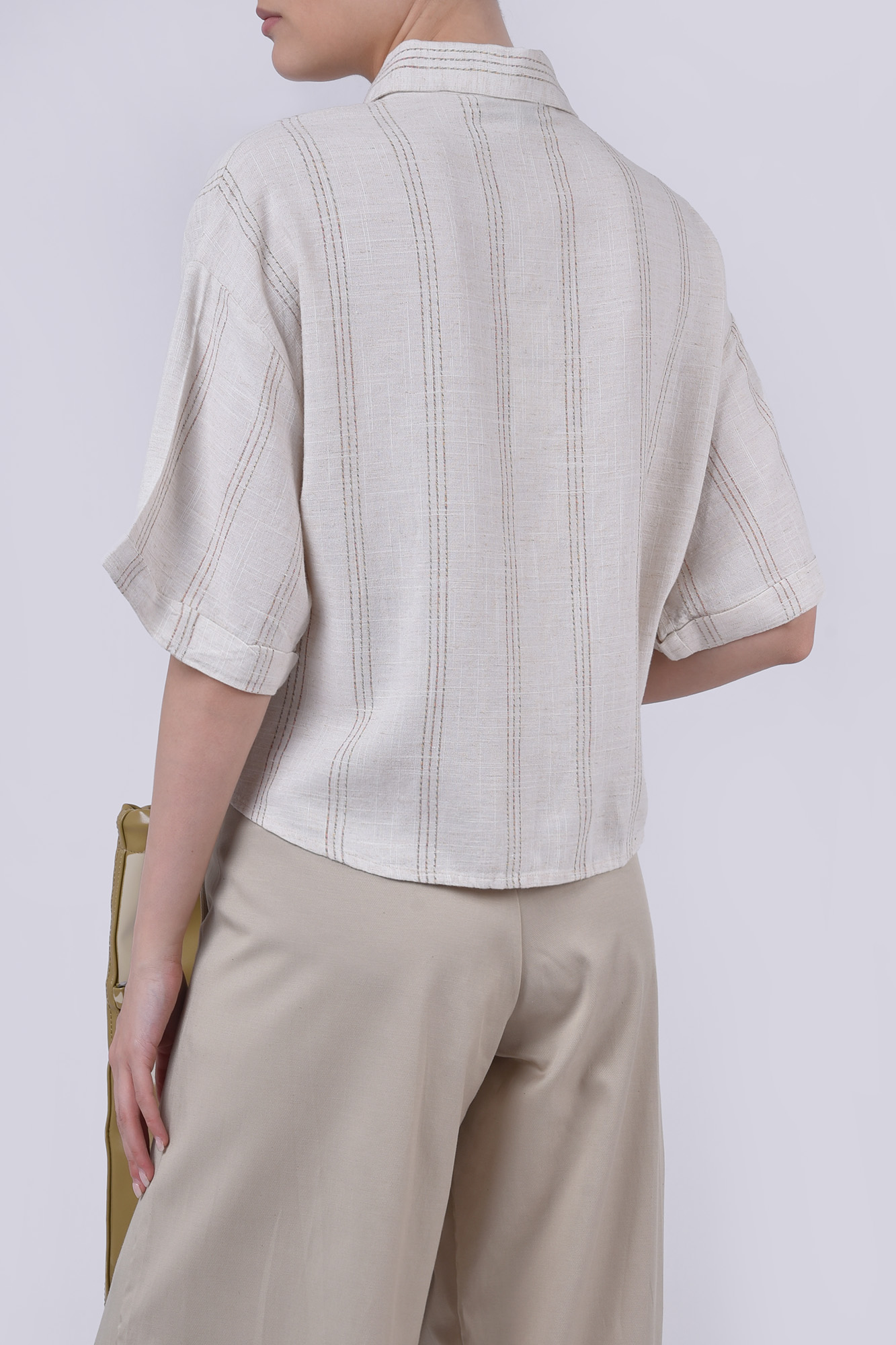 شومیز آستین کوتاه کنفی