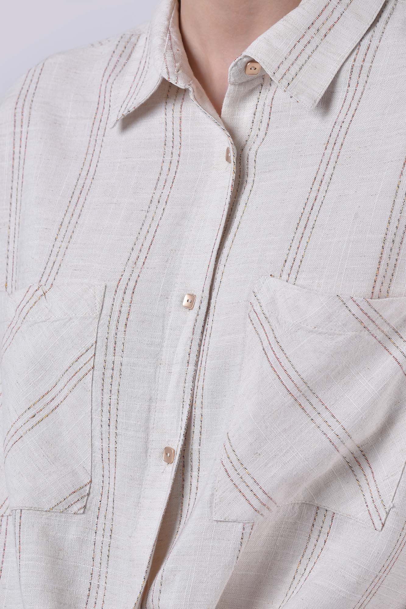 شومیز آستین کوتاه کنفی