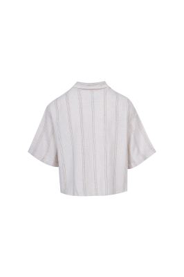 شومیز آستین کوتاه کنفی