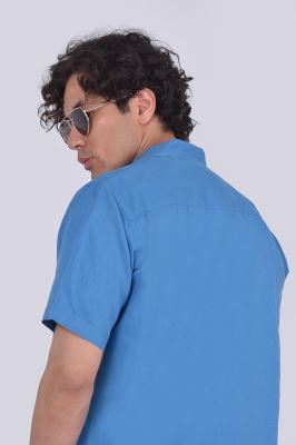 پیراهن آستین کوتاه یقه دار