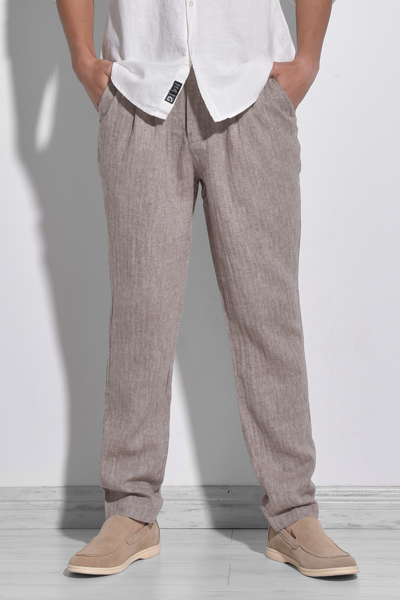 شلوار پارچه ای لینن